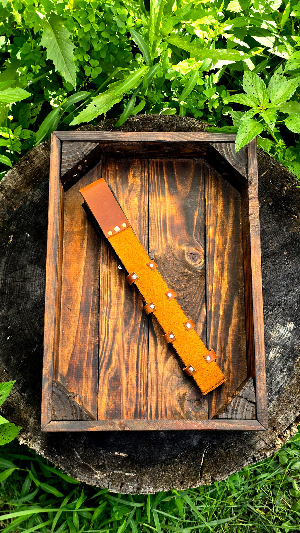 Large Leather Fan Holster