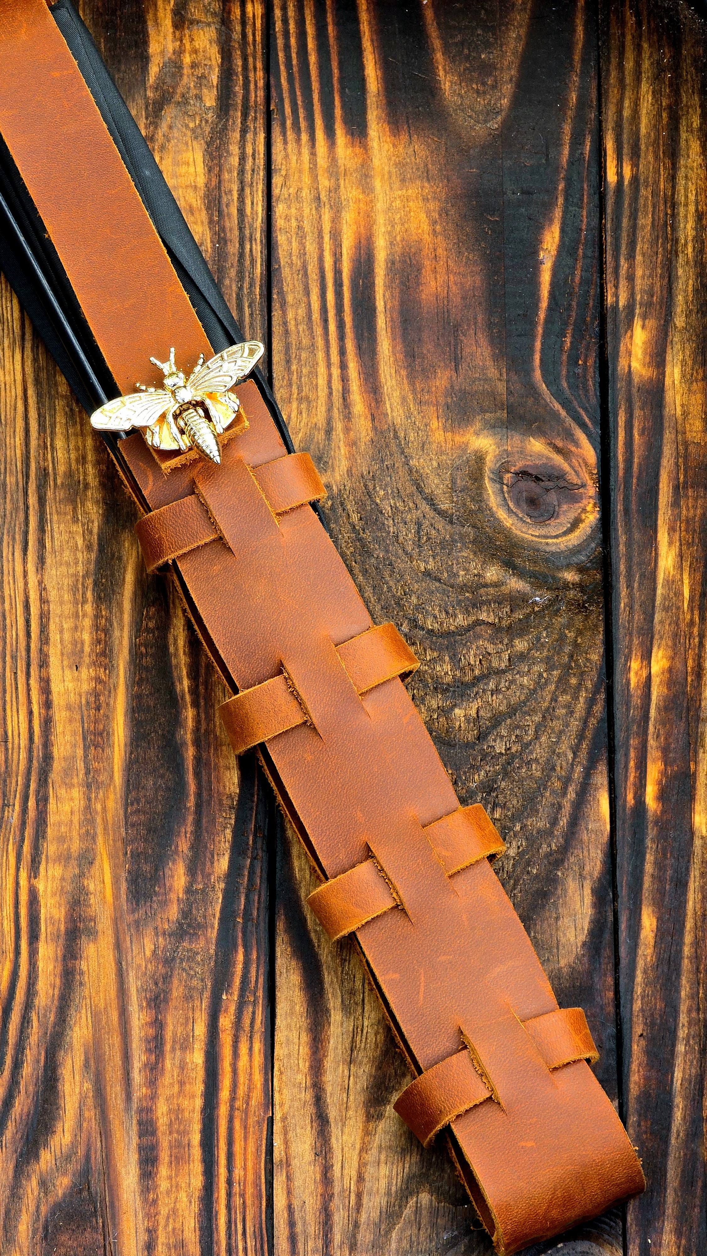 Large Leather Fan Holster