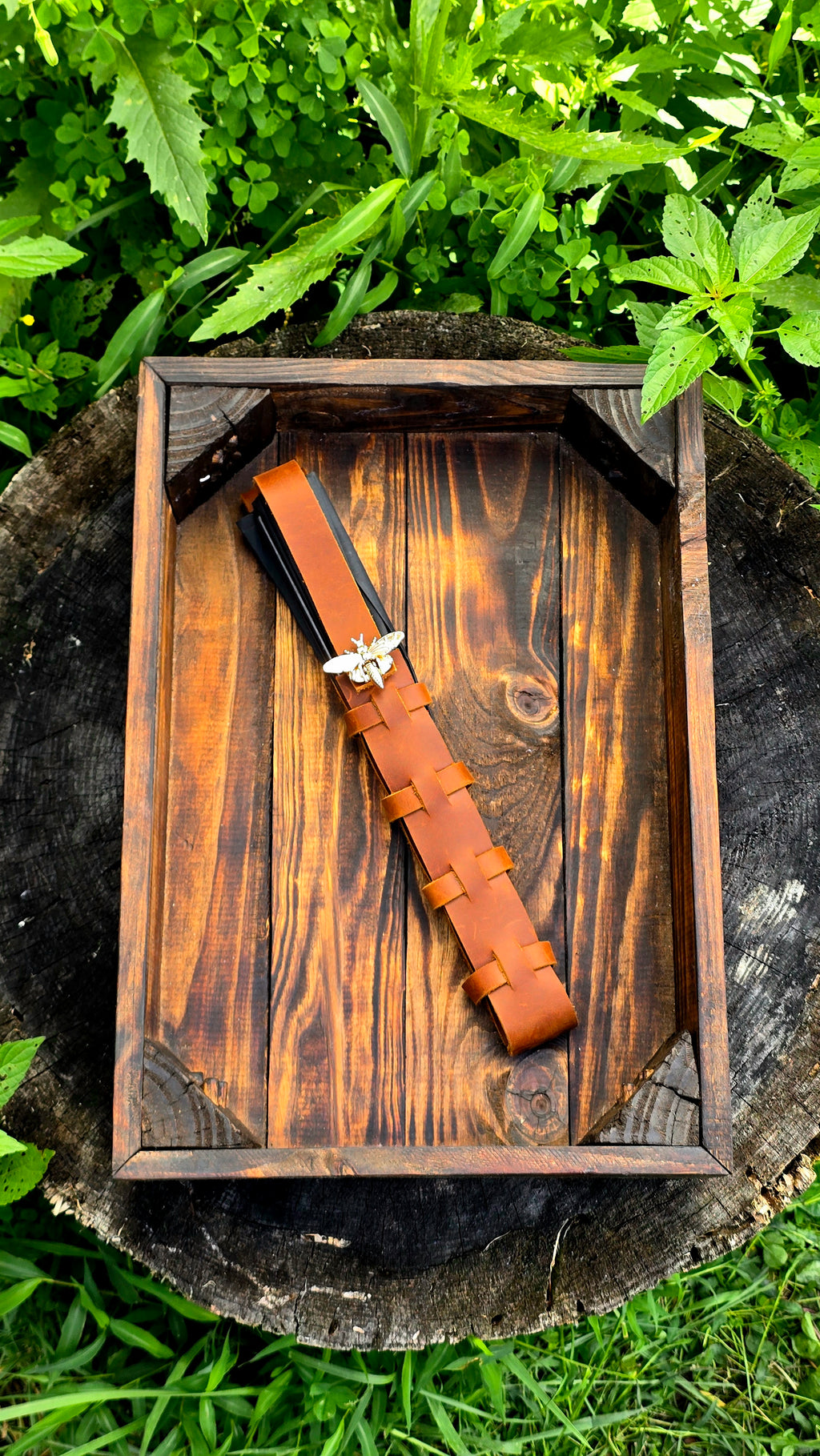 Large Leather Fan Holster